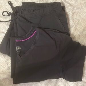 Dark grey set of scrubs